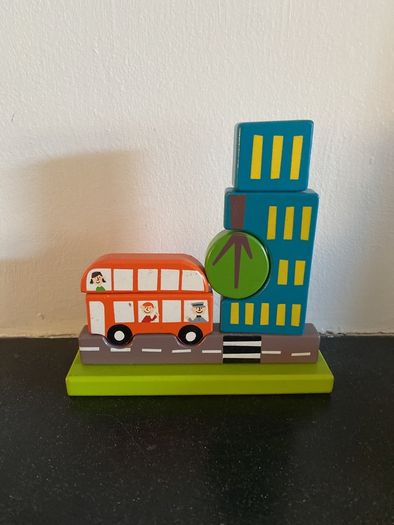 Wooden puzzle preschool by Floss and Rock