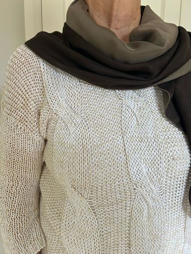 Moshino 100% Silk Scarf