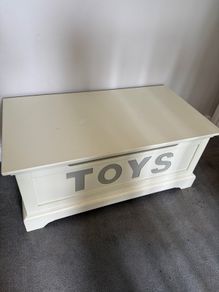 Wooden toy box