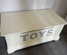 Wooden toy box