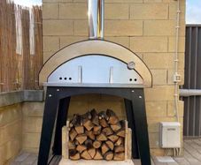Wood fire pizza stove brand new