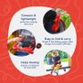 3 Wheel Foldable Ride On Tricycle for 1 to 3 Year Old Boys and Girls, Beetle Trike, Antennae Handlebar, Develop Your Toddlers Balance and Motor Skills, Fun with No Surface Scratches Image 6
