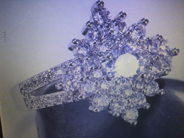 Sterling Silver Vintage Cluster Ring