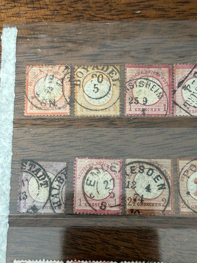 Germany 1872-1945 Reich Collection lot stock 1200+ stamps and 2 Mint sheets