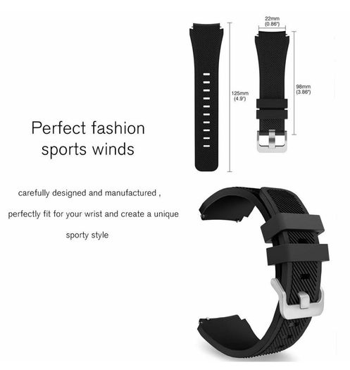 Luxury Band Strap For 22mm Samsung Galaxy Watch 3 45mm 46mm Gear S3 Frontier