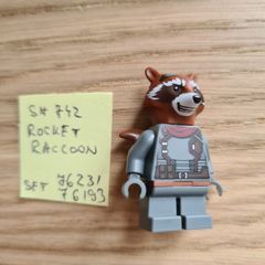 lego sh0742 rocket raccoon, set 76231, 76193