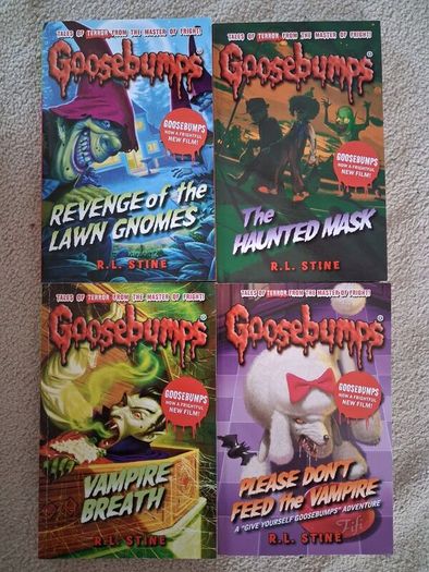 goosebumps books x20
