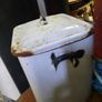 vintage enamel bread bin Image 3