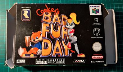 Conker's Bad Fur Day (Nintendo 64, 2001) - European Version