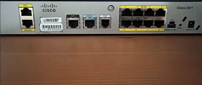 Cisco C891 Fast Ethernet Router IOS 15.0