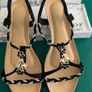 SANDALS. Libra Pop brand- Embellished With Black, Gold & Silver charms. Ultra Comfortable. Size Uk 6 Eu 39 Purchased In Toulouse. Brand New In Box. Image 3