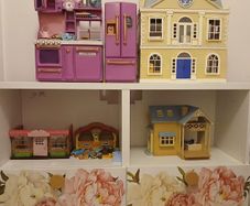 Ikea Besta tv storage bench with 2 drawers used as toy storage120cm x 42cm x 64cm