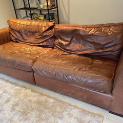 Leather 4-Seater Couch.