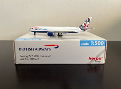 British Airways B777-200 Canada