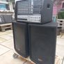 Complete PA System - Inter-M Powered Mixer & Twin 12" Speakers. Image 3