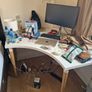 Ikea linnmon office table in excellent condition need it gone tonight Image 3