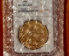 2PC  1894 Silvery + 1895 Golden 1 Dollar. New, unopened.