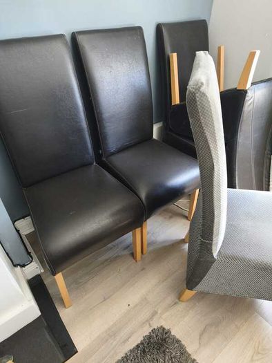 6 Large Dining Chairs