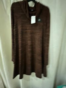 Roll Neck Tunic Dress