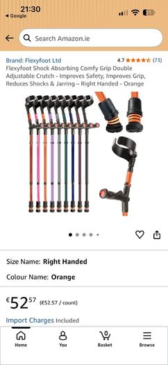 Crutch Flexyfoot