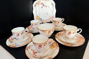 Rare Vintage Royal Grafton Bone China "Arcadia" Tea Set
