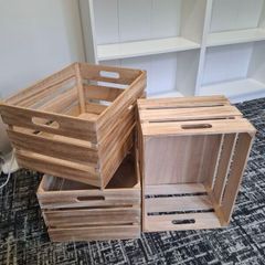 Wooden crates