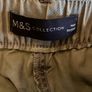 Marks and Spencer Soft Khaki Utility Cargo Trousers UK 8 Regular Image 7