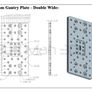 C Beam Double Wide Gantry Plate Image 2