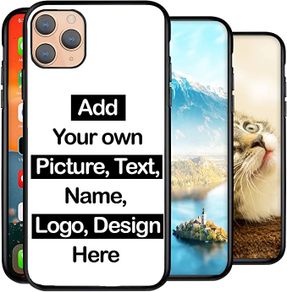Personalised Phone Case for iPhone 13 Add Text Picture Designs Business Logo on Shockproof TPU Bumper back Cover Customised iphone 13 case