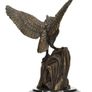Majestic Bronze Owl Sculpture - Bronze, Marble, Signed Image 8
