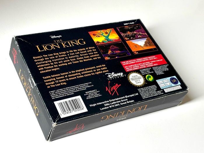 Disney's The Lion King for Nintendo SNES - Boxed