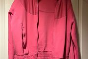 Gym plus coffee pink sports zip jacket