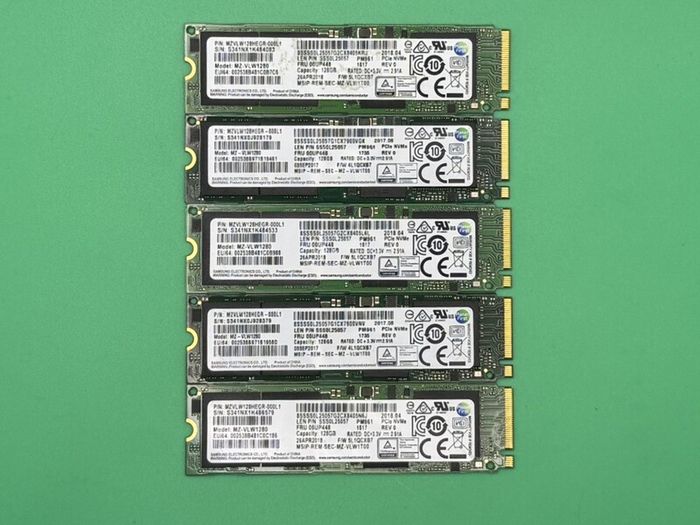 Samsung 128GB NVME SSD Drives