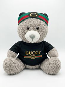 Stylish Teddy Bear with Designer-Style Outfit