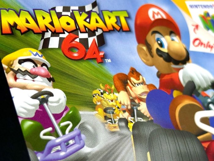 N64 Mario Kart 64 Boxed and Minty