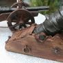 Vintage Mortero Plaza Siglo XVI Minature Spain Cannons Image 3