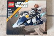 LEGO 2025 Star Wars Plo Koon's Jedi Starfighter Microfighter Set Code 75400 New