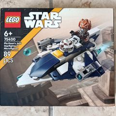 LEGO 2025 Star Wars Plo Koon's Jedi Starfighter Microfighter Set Code 75400 New