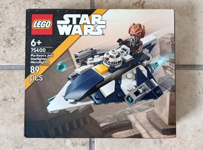 LEGO 2025 Star Wars Plo Koon's Jedi Starfighter Microfighter Set Code 75400 New
