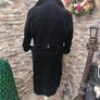 Steilmann black corduroy overcoat size 12 Postage included Image 9