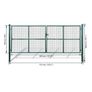 Mesh Garden Gate 400x150 cm Image 4