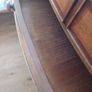 Bowfront mahogany chest of drawers. Image 6
