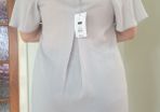SAVIDA grey cherry tie cami blouse, NEW, size 10