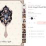 Flower Knows Little Angel Collection Hand Mirror in Polar Night Image 4