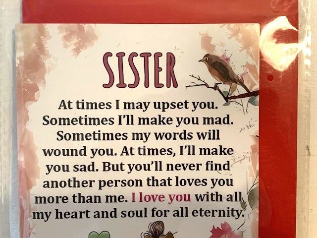 Sister Birthday Card