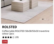1 coffee table
