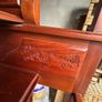Vintage Mahogany Hall Stand with Mirror & Hooks Image 6
