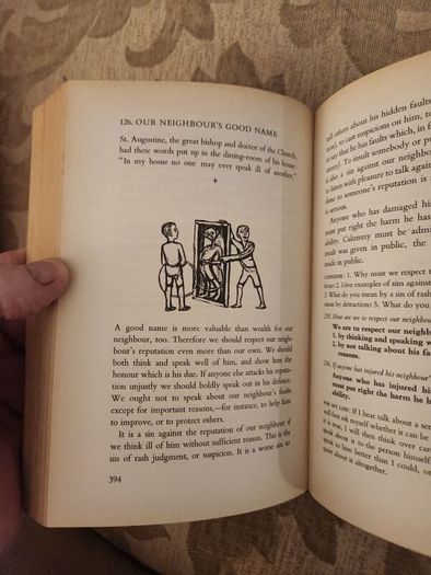 A Catholic Catechism. Popular Edition.  4th Edition 1959 Hardback Book In Good Condition. See Photos For Same.