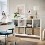 IKEA KALLAX with underframe, shelf and boxes Image 2