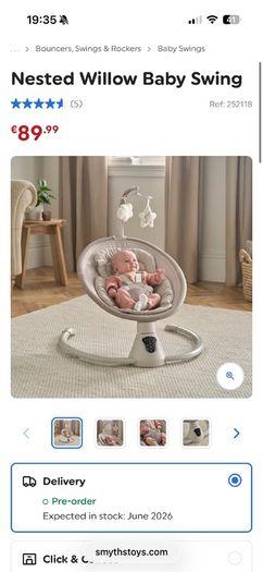 Nested Willow Baby Swing